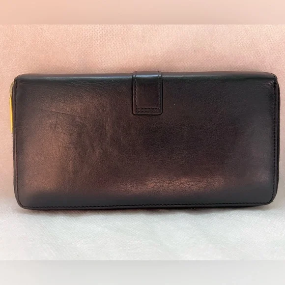 Yves Saint Laurent Ligne Y Leather Wallet - Picture 3 of 10